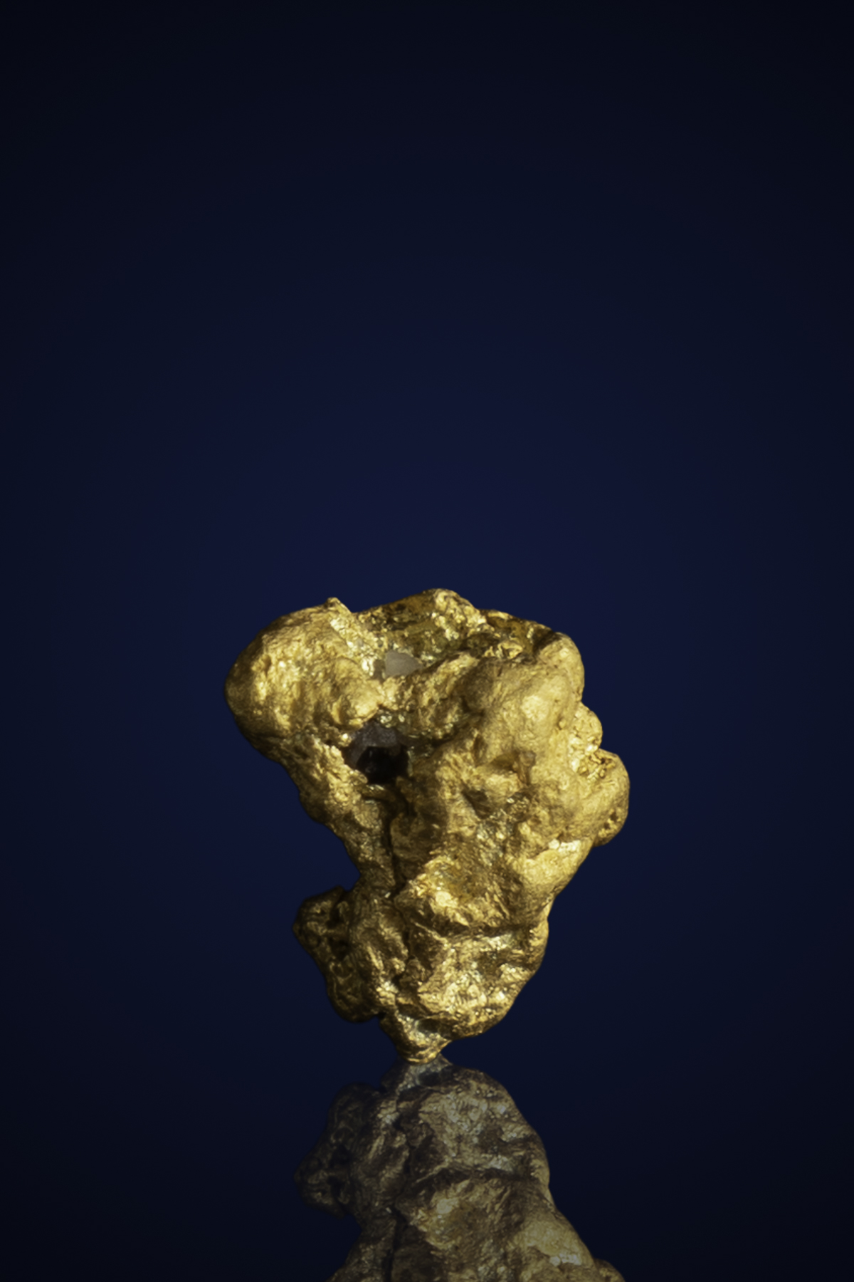 (image for) Chunky, Curved Natural Gold Nugget - Arizona - 1.09 grams